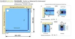 Einrückmaße - Artikel 5412004 und 5413004