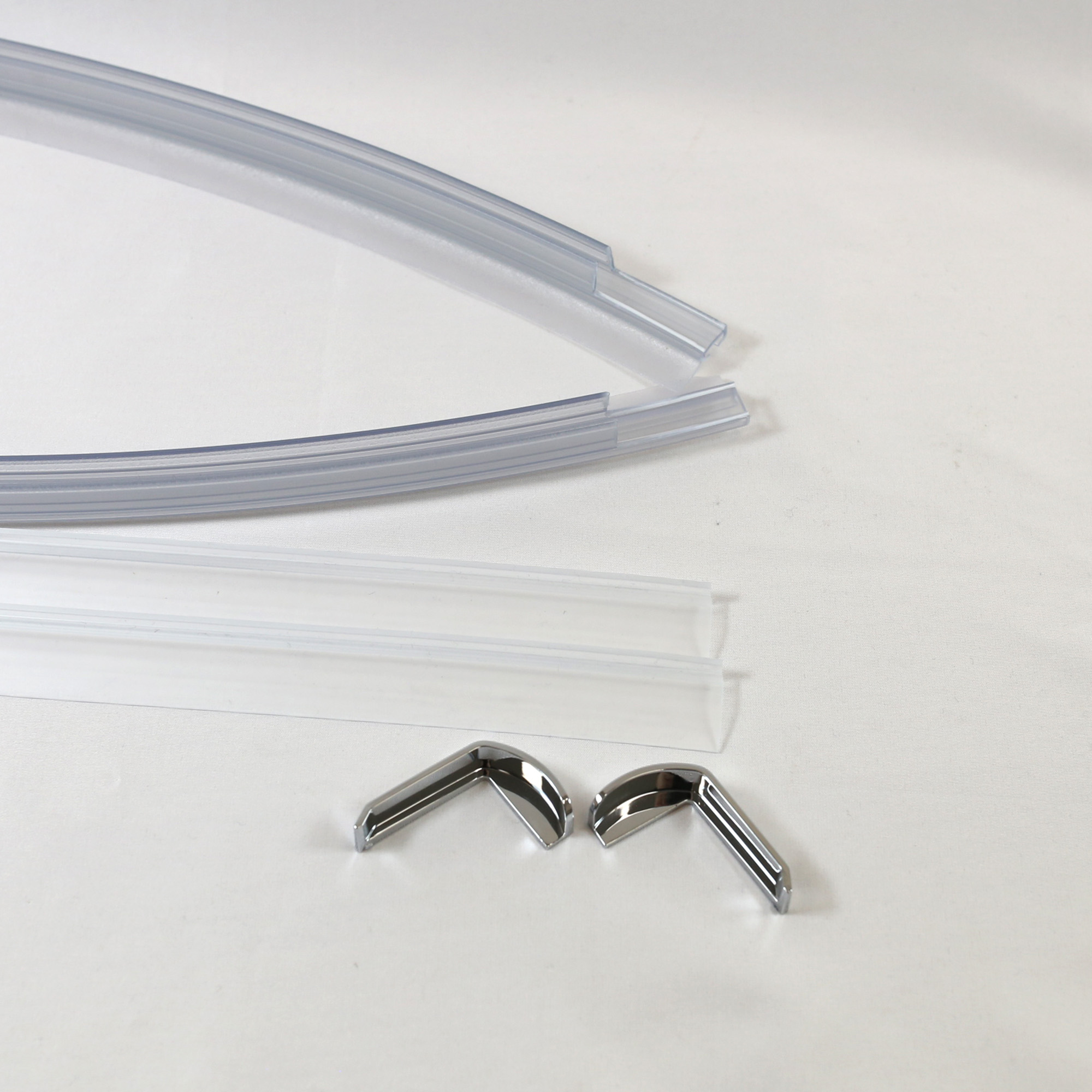 Schwallschutz Runddusche - Kappen eckig