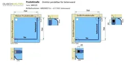 Produktmaße - Artikel 6065003 + 6117003