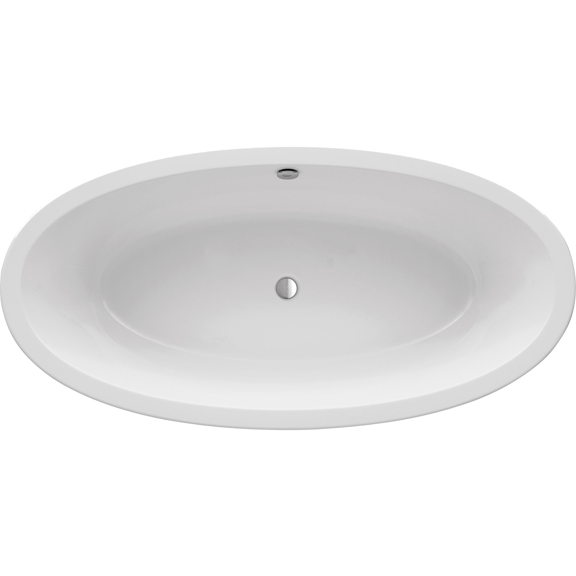 Duschwelten_Badewanne_Chandler_6377 Chandler Badewanne, weiß, freistehend, Draufsicht