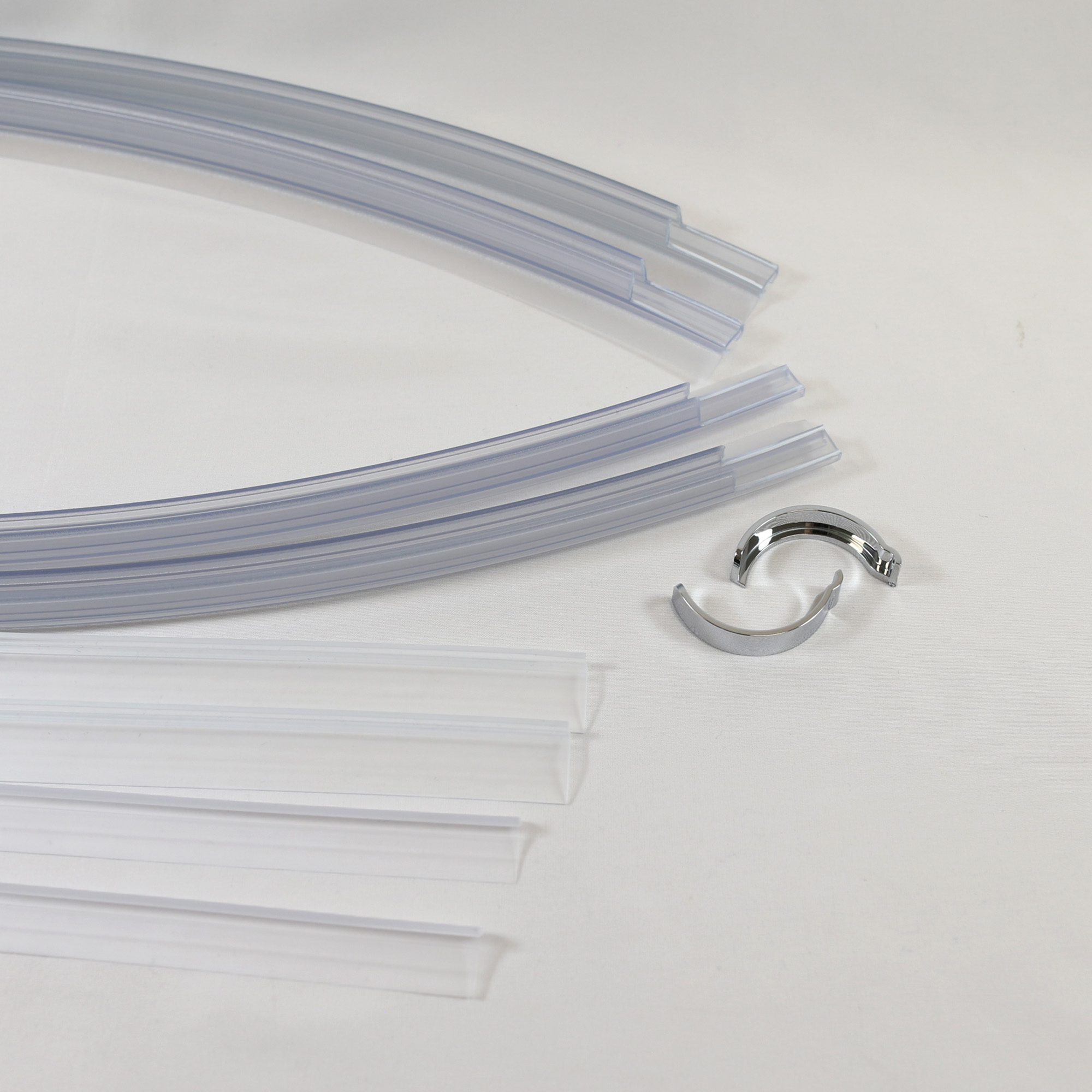 Schwallschutz - Runddusche 4-teilig