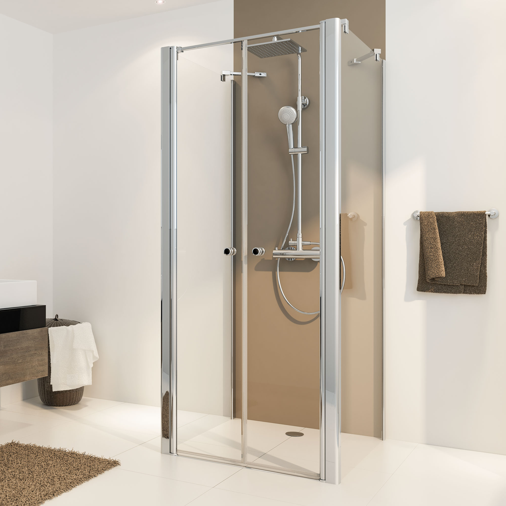 mk500-u-kabine-pendeltuer-2-seitenwaende-5245 U-Kabine Pendeltür mit 2 Seitenwänden