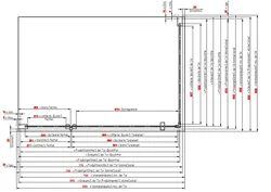 5100003 Standard Kundenmaß 800mm_Montage auf Duschwanne