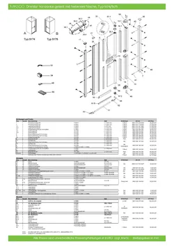 Drehtür geteilt mit Seitennebenteil in Nische 21.01.2026