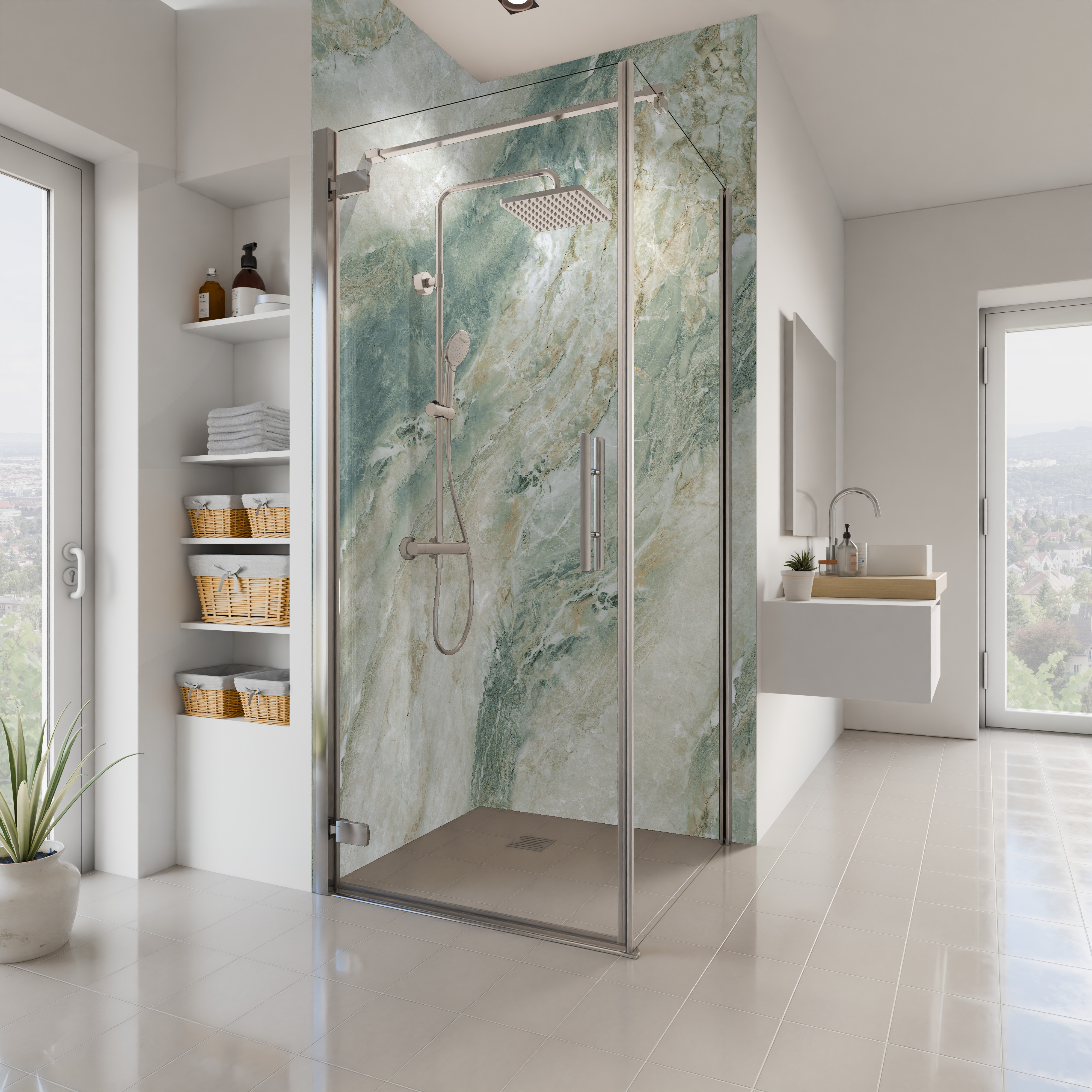 Dekor Paneele in verschiedenen Dekoren