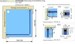 Montage auf Duschwanne - Artikel 6080011