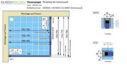 Fliesenspiegel - Artikel 6064003 + 6074003 / 6118003