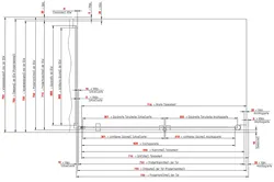 6059002 Standard Kundenmaß 750mm_Montage auf Duschwanne