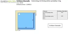 5290011 Sichtbare Glasmaße