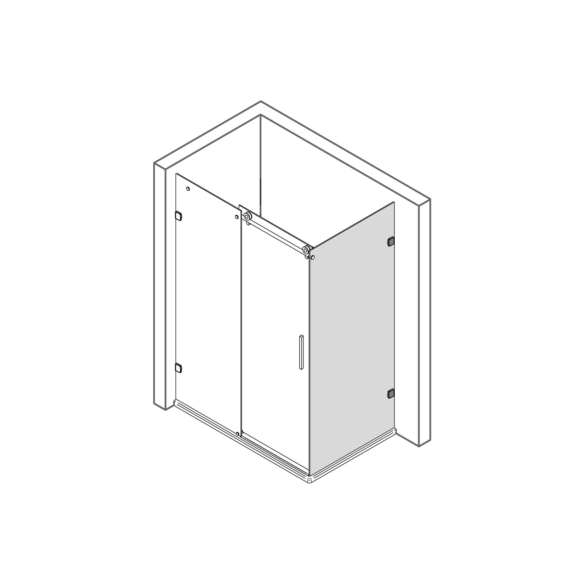 MK850 Seitenwand für Schiebetür