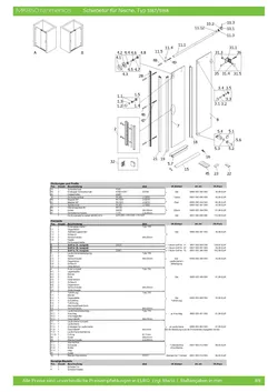 Gleittür / Schiebetür 2-tlg. in Nische 23.10.2025