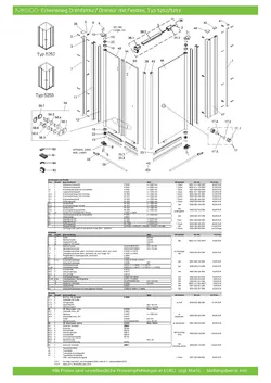 Eckeinstieg mit Drehfalttür 2-tlg. und Drehtür pendelbar an Nebenteil 21.01.2026