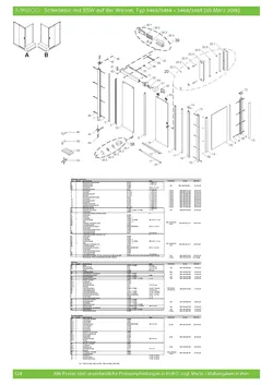 Gleittür / Schiebetür 2-tlg. für Seitenwand 19.01.2026