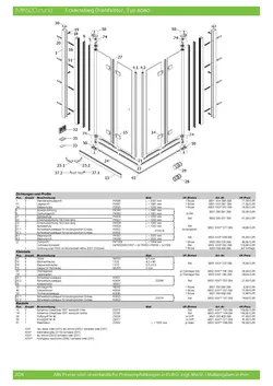 Eckeinstieg mit Drehfalttür 4-tlg. 02.12.2025