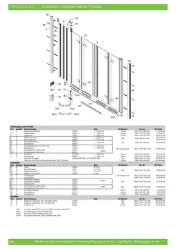 Drehfalttür 4-tlg. in Nische 09.10.2025
