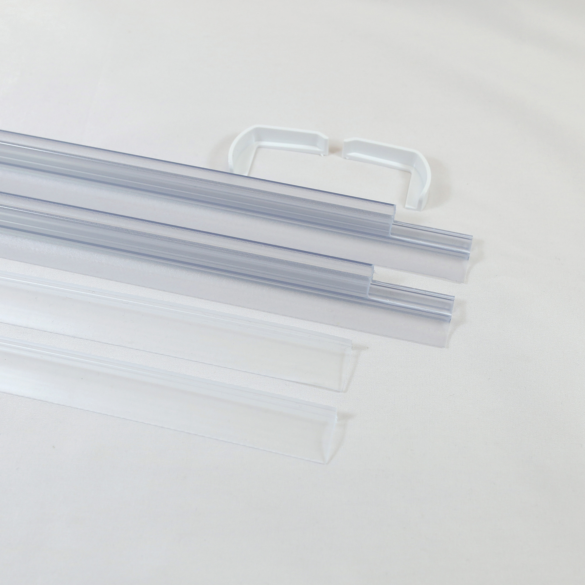 Schwallschutz - Abdeckkappen weiß