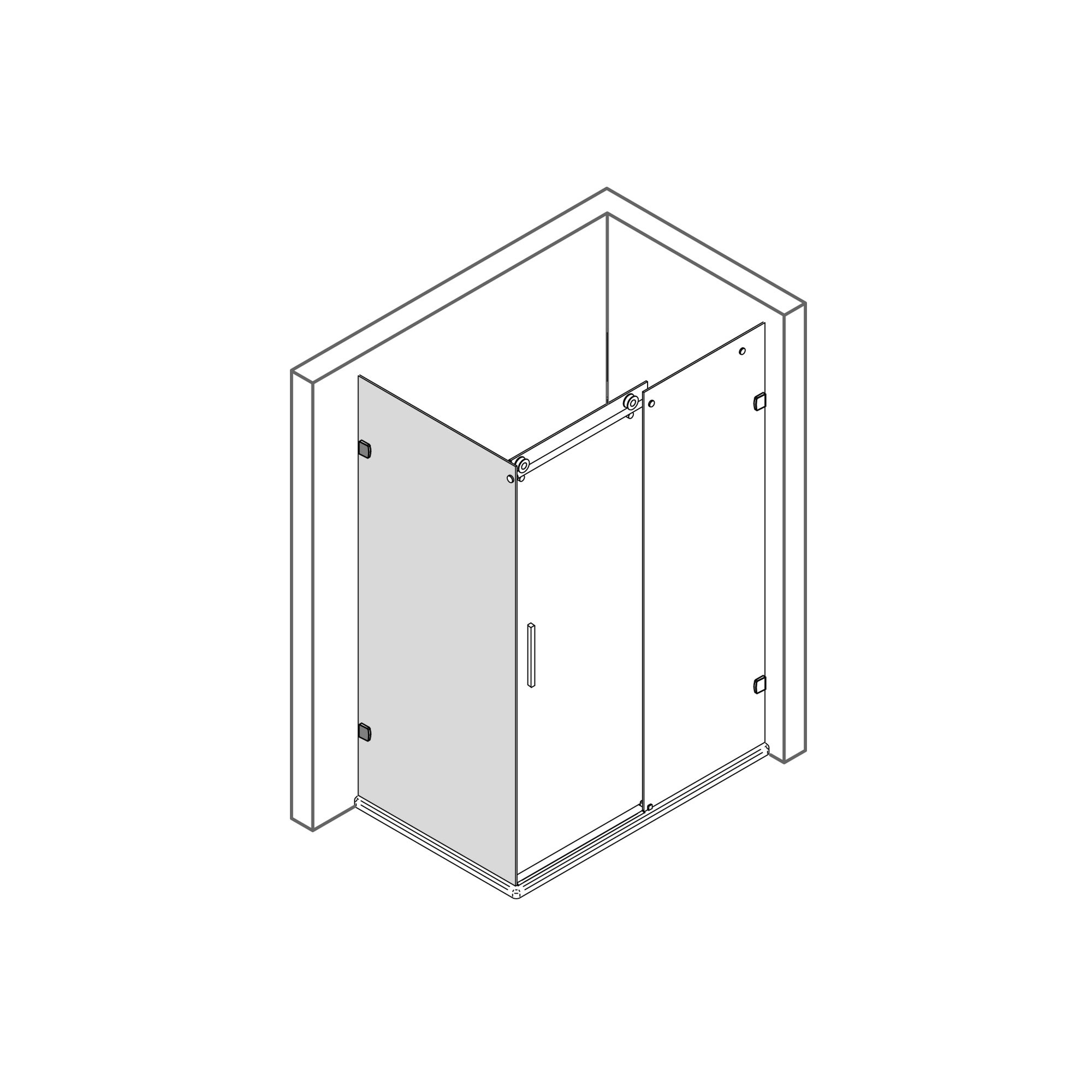 MK850 Seitenwand für Schiebetür