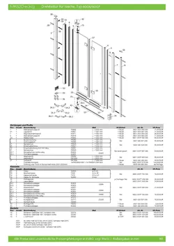 Drehfalttür 2-tlg. in Nische 21.04.2026