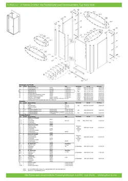 Drehtür an Nebenteil mit 2 Seitenwänden (U-Kabine) 19.01.2026