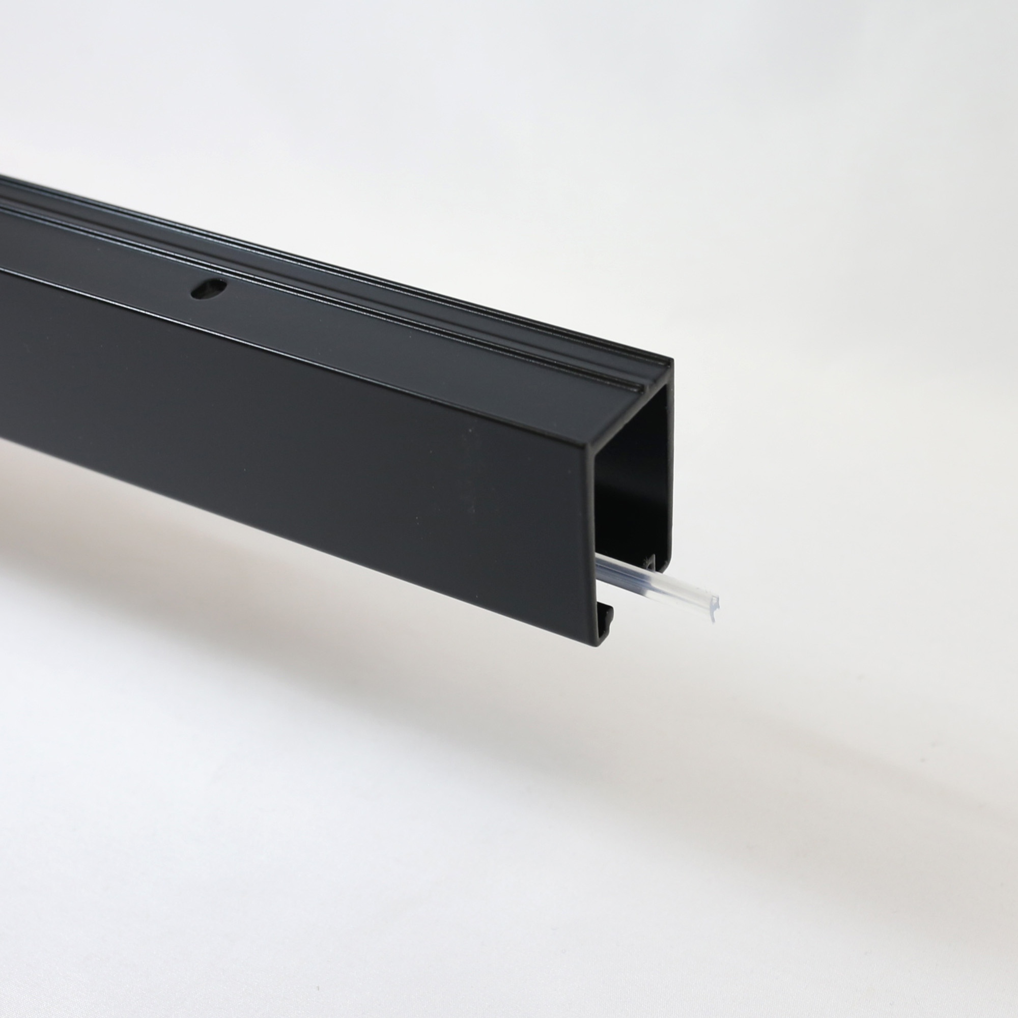 Wandanschlussprofil eckig - Schwarz matt