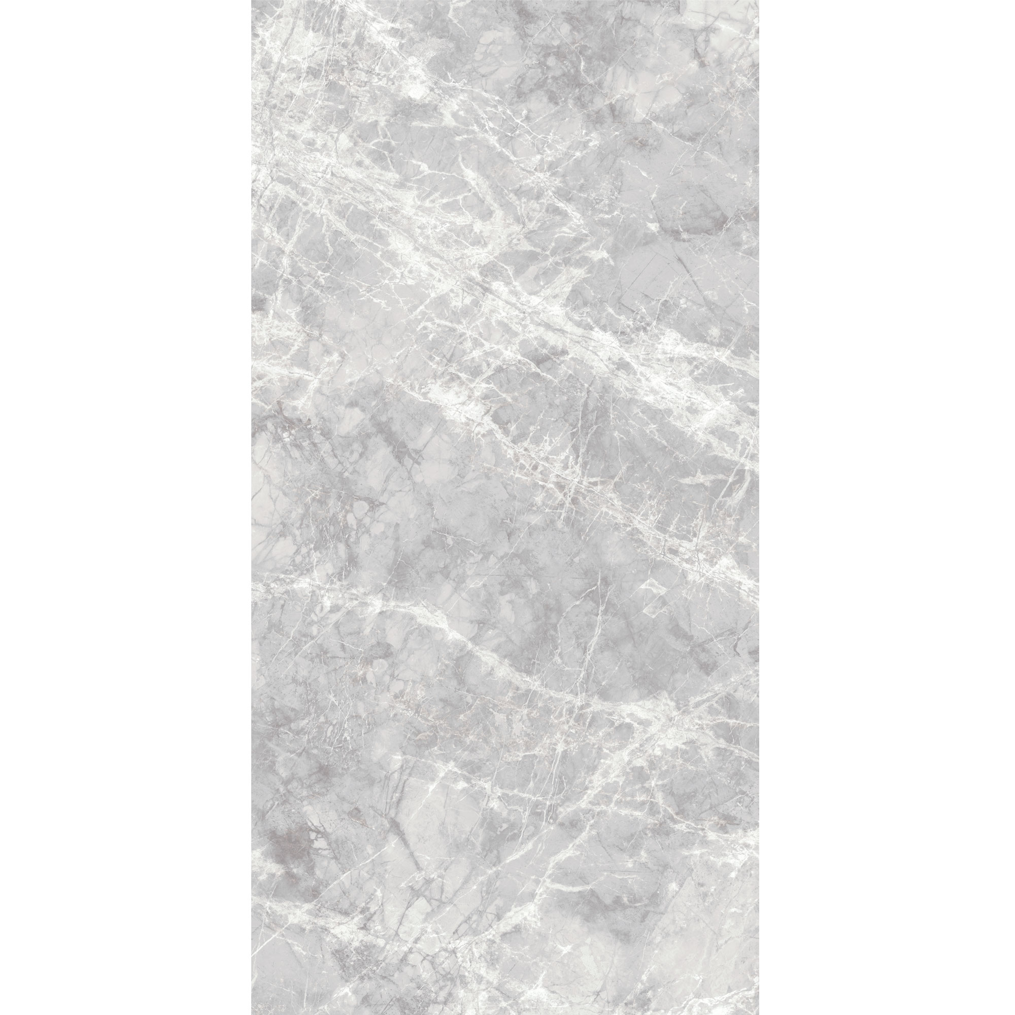 Duschrückwand Seidenmatt Silbergrau