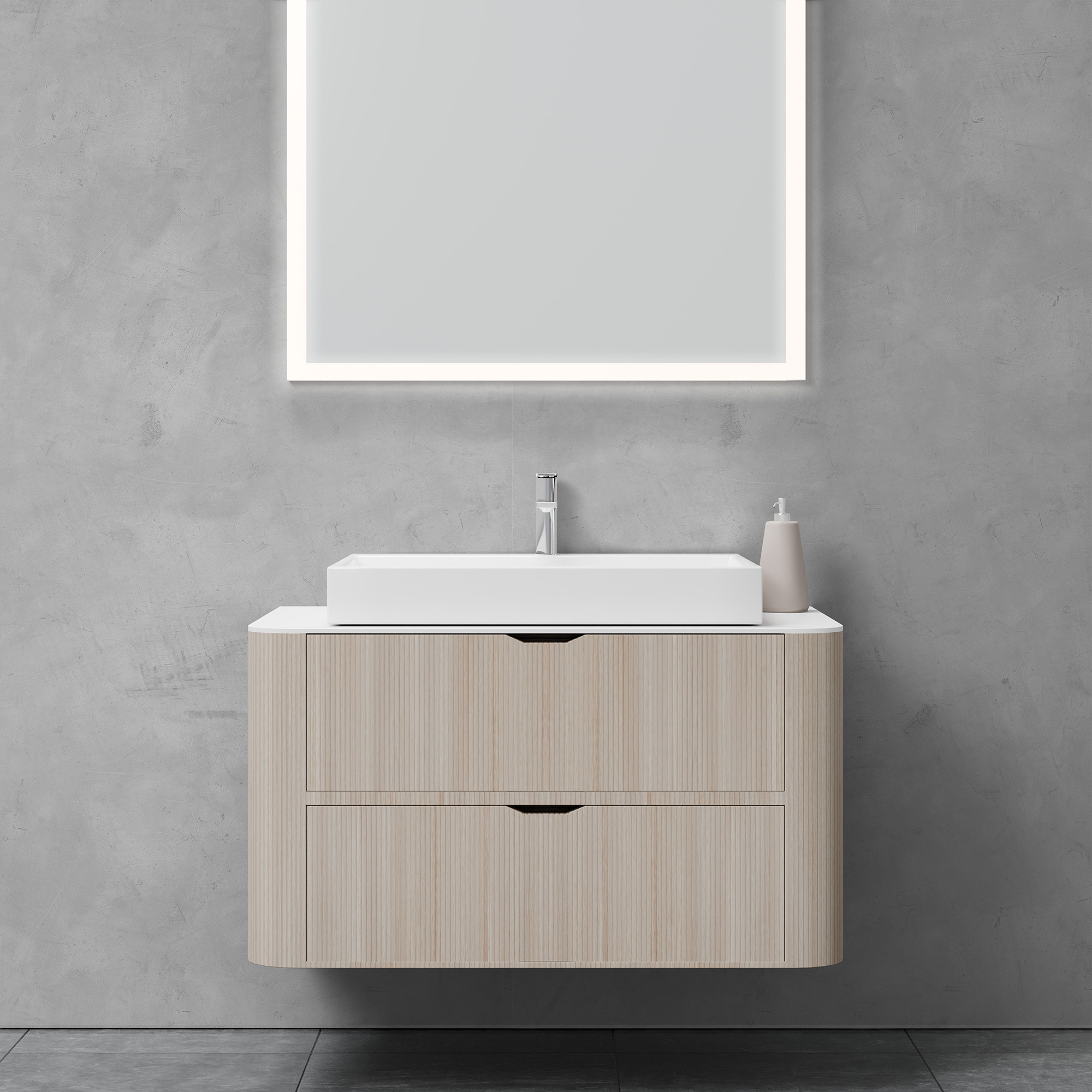 Dekor Paneel Beton-Optik Grau