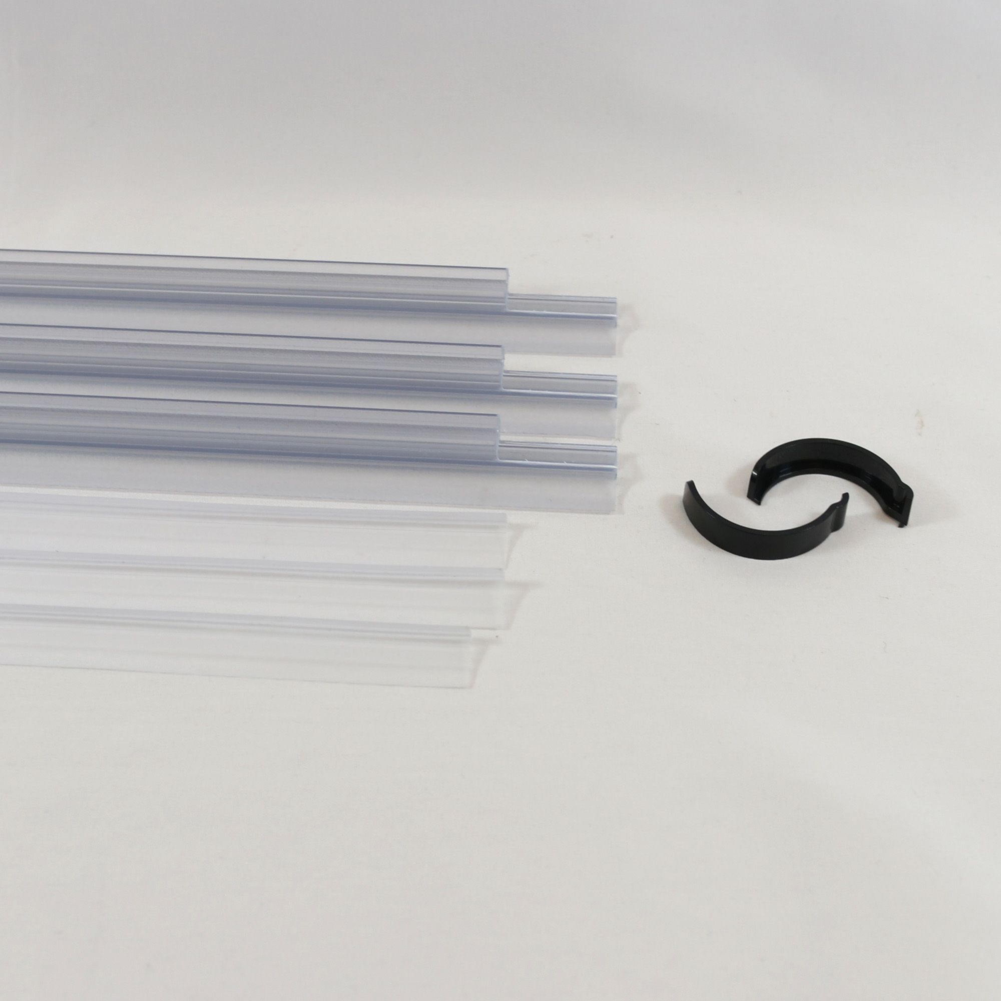 Schwallschutz - Kappen Schwarz matt/ Rund