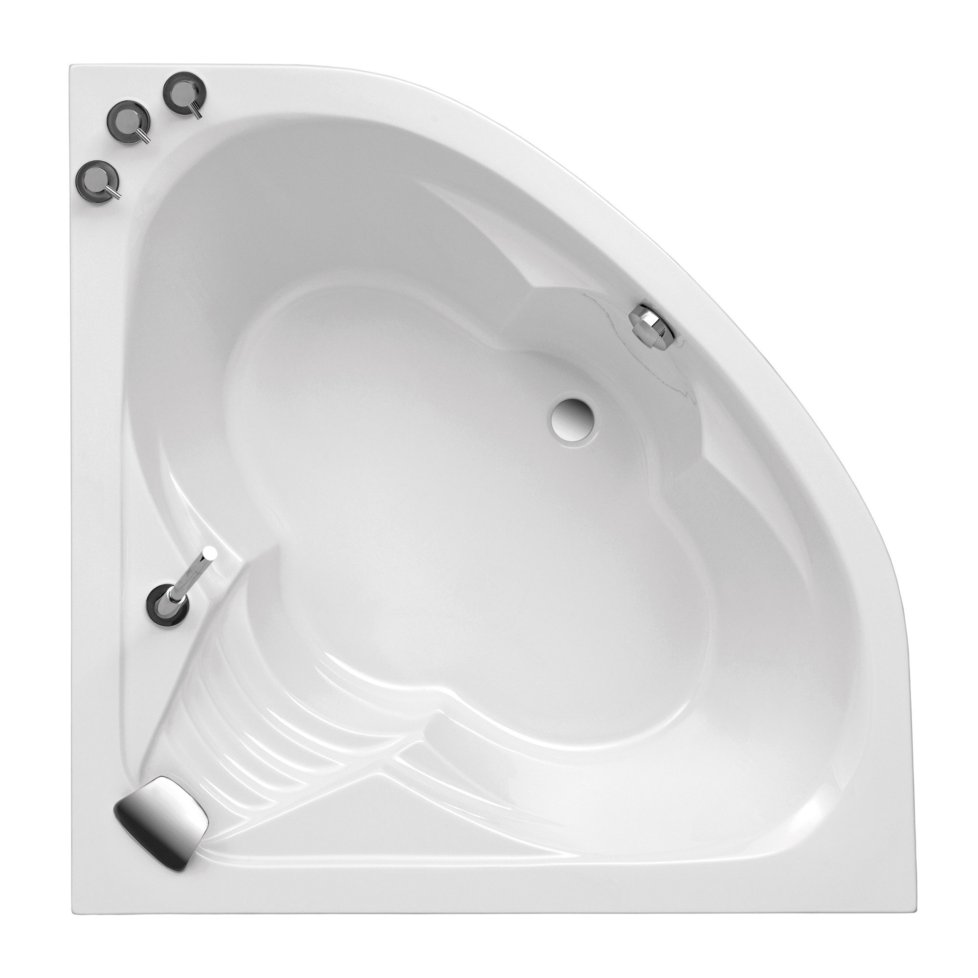 Charlotte Badewanne, weiß, eckig