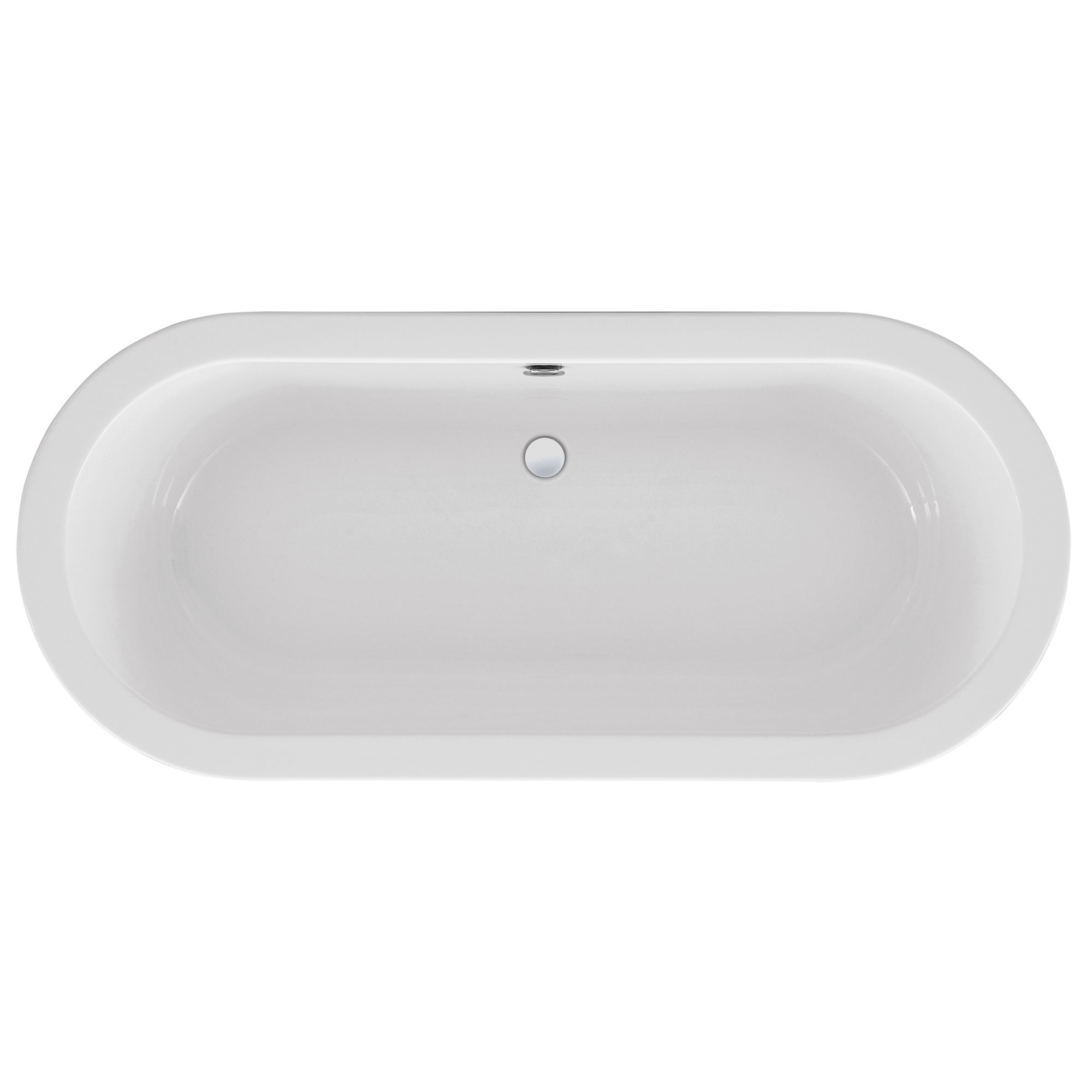 Duschwelten_Badewanne_Dallas_Freistehend_6375 Dallas Badewanne, weiß, freistehend, Draufsicht