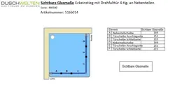 5166014 Sichtbare Glasmaße