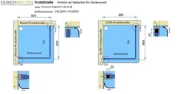 Produktmaße - Artikel 5412004 und 5413004
