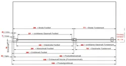 6037005 Standard_Kundenmaß Montage auf Duschwanne 1000_700
