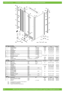 Drehfalttür 2-tlg. für Seitenwand 20.01.2026