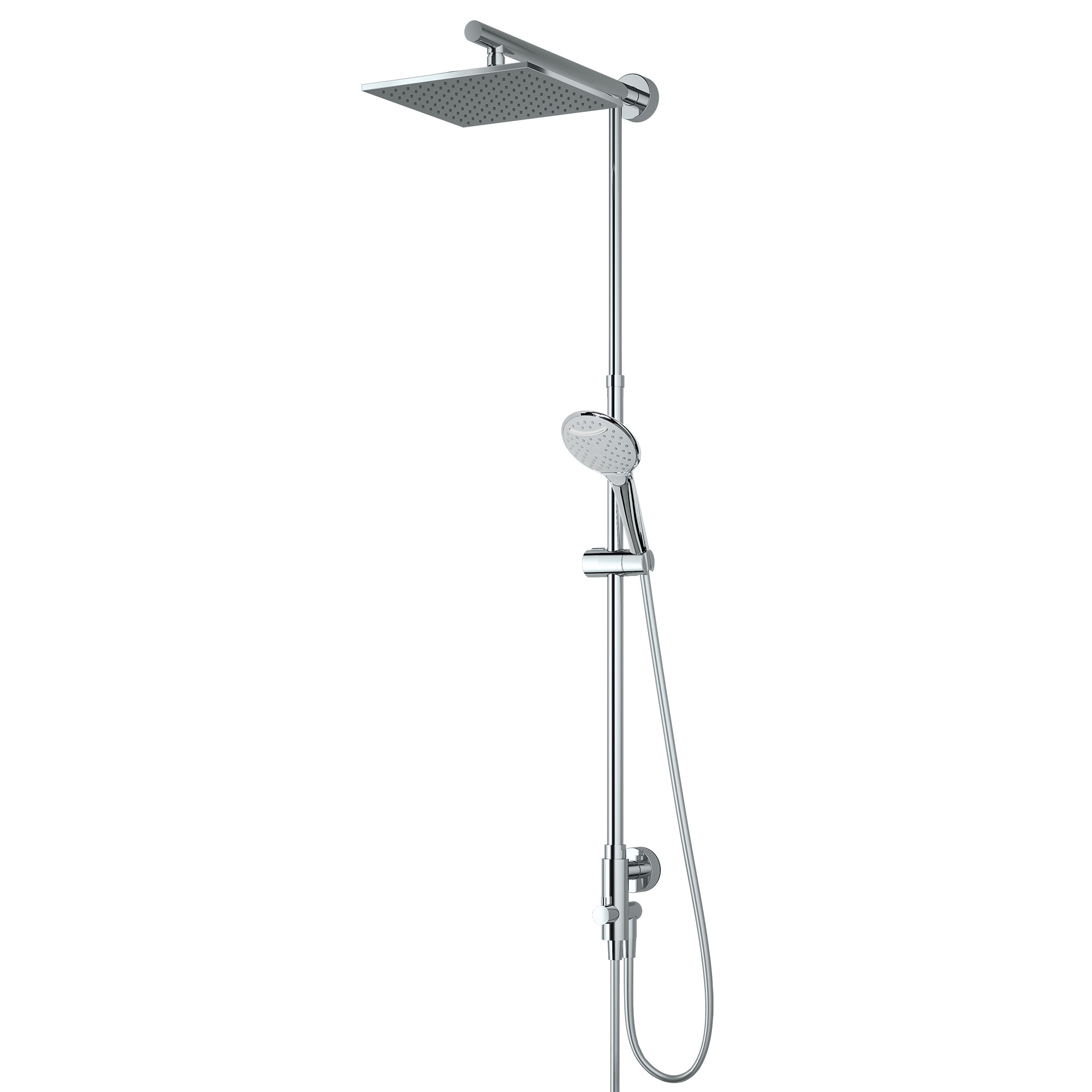 mk150-umsteller-eckig-5811 MK 150 Kopfbrause eckig für separate Armatur