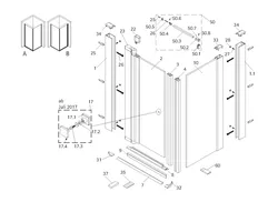 1521 Seitenwand für Drehtür pendelbar 01.07.2025