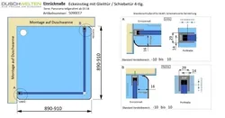 Montage auf Duschwanne - Artikel 5090017