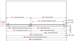 6090005 Standard_Kundenmaß Montage auf Duschwanne 1000_700
