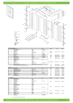 Gleittür / Schiebetür 4-tlg. in Nische 19.01.2026