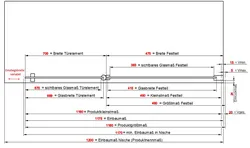 5165040 Standard_Kundenmaß Montage auf Duschwanne 1200_700