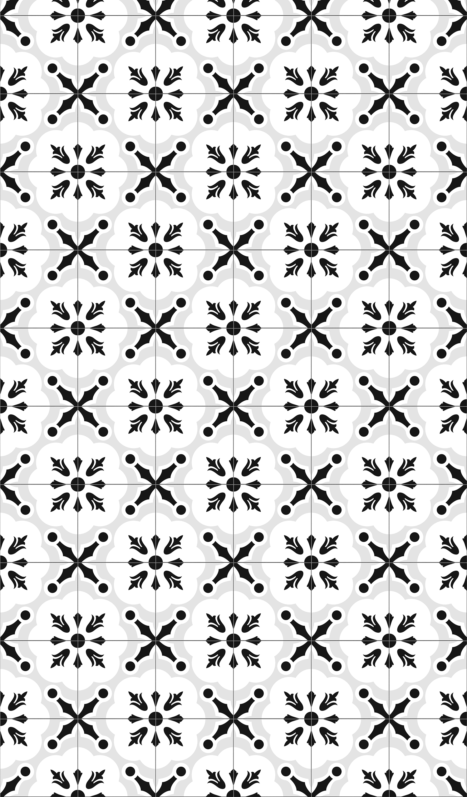 Dekor Paneele in verschiedenen Dekoren