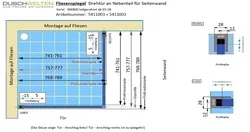 Fliesenspiegel - Artikel 5411003 und 5413003