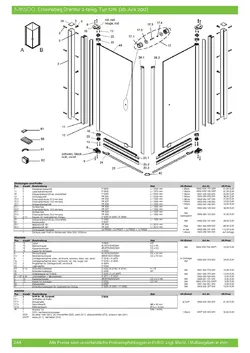 5215 Eckeinstieg mit Drehtür pendelbar 2-tlg. 02.07.2025