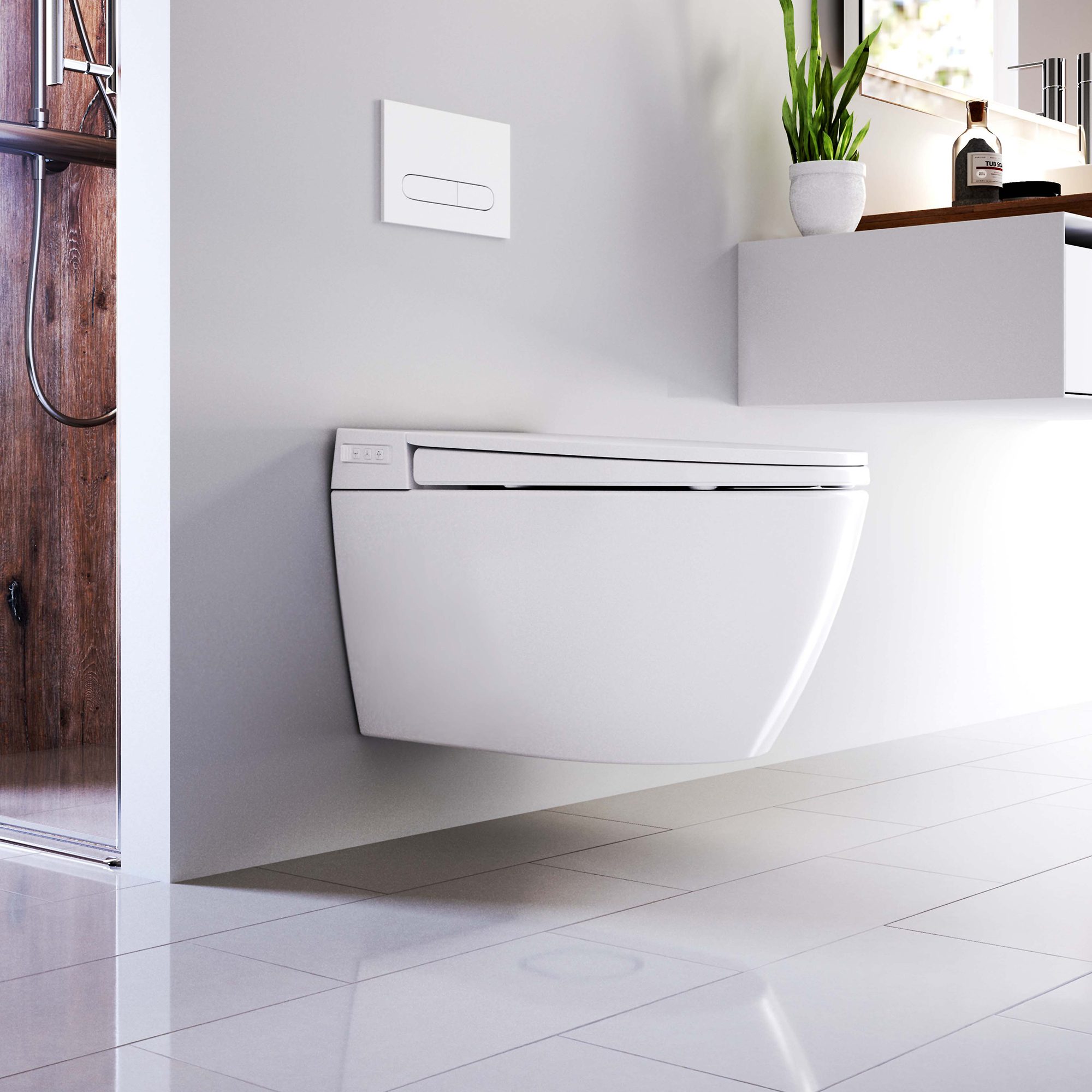 PuraMotion Ultra Dusch-WC mit UV-C Licht-Desinfektion
