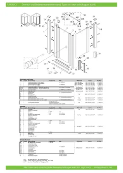Drehtür pendelbar für Seitenwand 23.10.2025