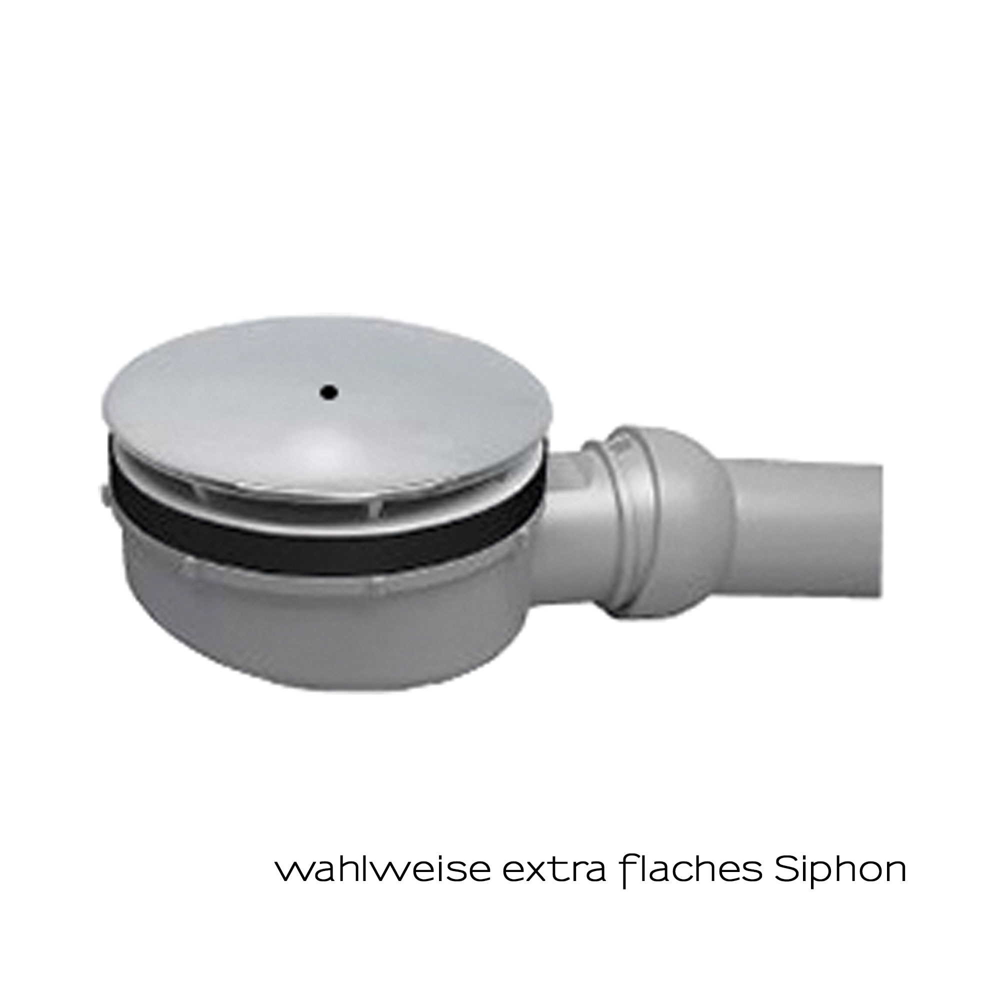 Siphon extra flach
