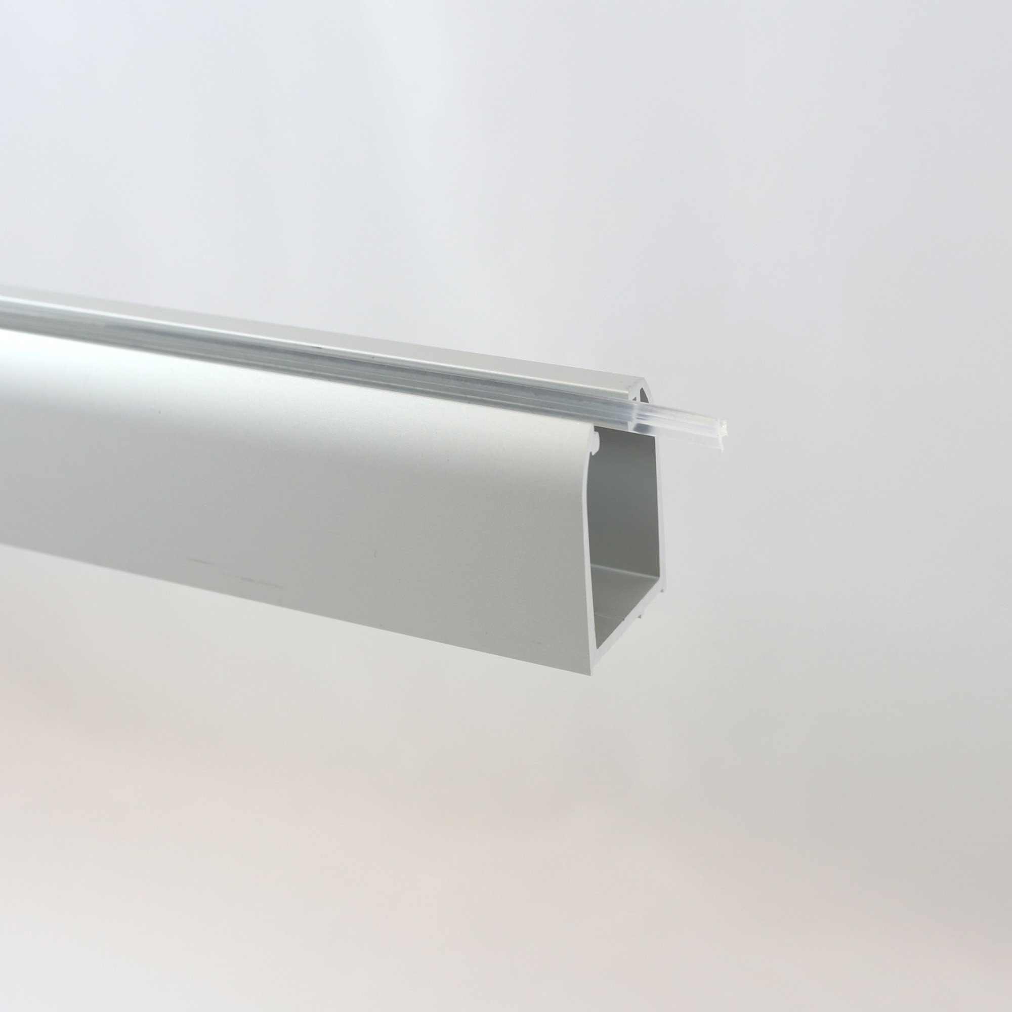 Wandanschlussprofil rund- Alu silber matt