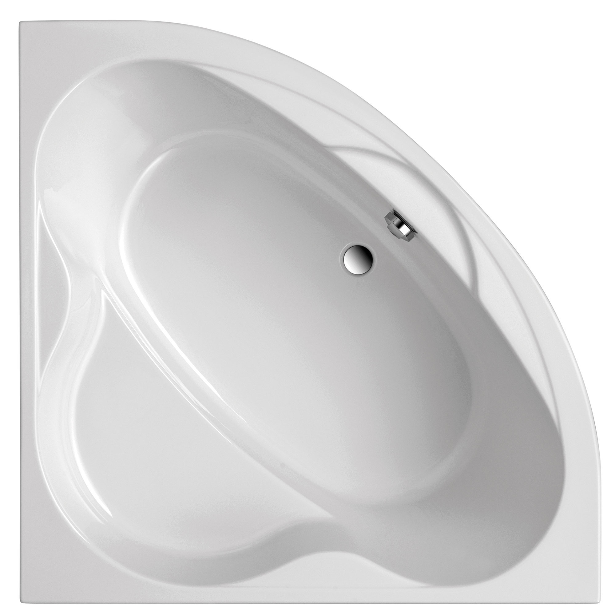 Duschwelten_Badewanne_Sienna_6383 Sienna Badewanne, weiß, eckig, Draufsicht