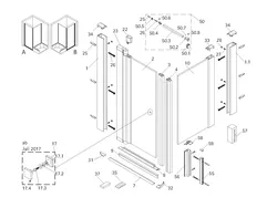 5324 verkürzte Seitenwand für Drehtür pendelbar 01.07.2025