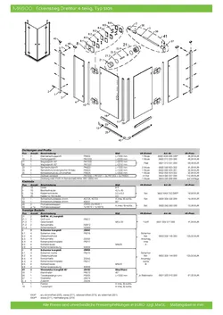 Eckeinstieg mit Drehtür 4-tlg. 01.07.2025