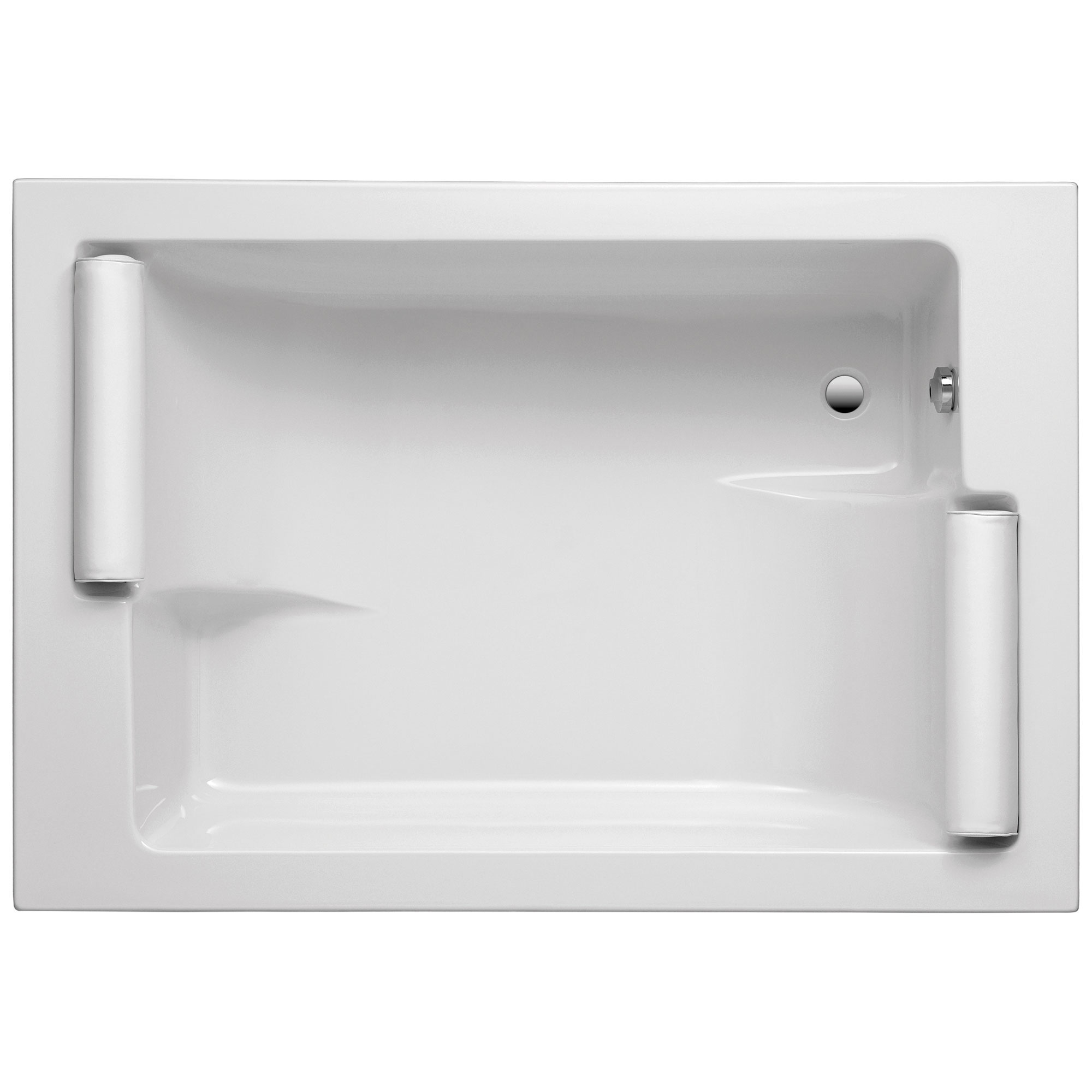 Duschwelten_Badewanne_Mesa_6365 Mesa Badewanne, weiß, rechteckig, Draufsicht